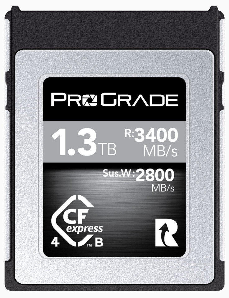 The announcement of the 3rd generation CFexpress 4.0 Type B 1.3 TB Memory Card is made by Prograde Digital.