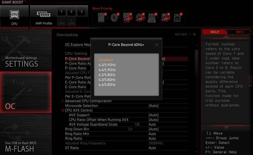 MSI prepares a 6.40 GHz OC profile for the Core i9-14900KS on specific motherboards.