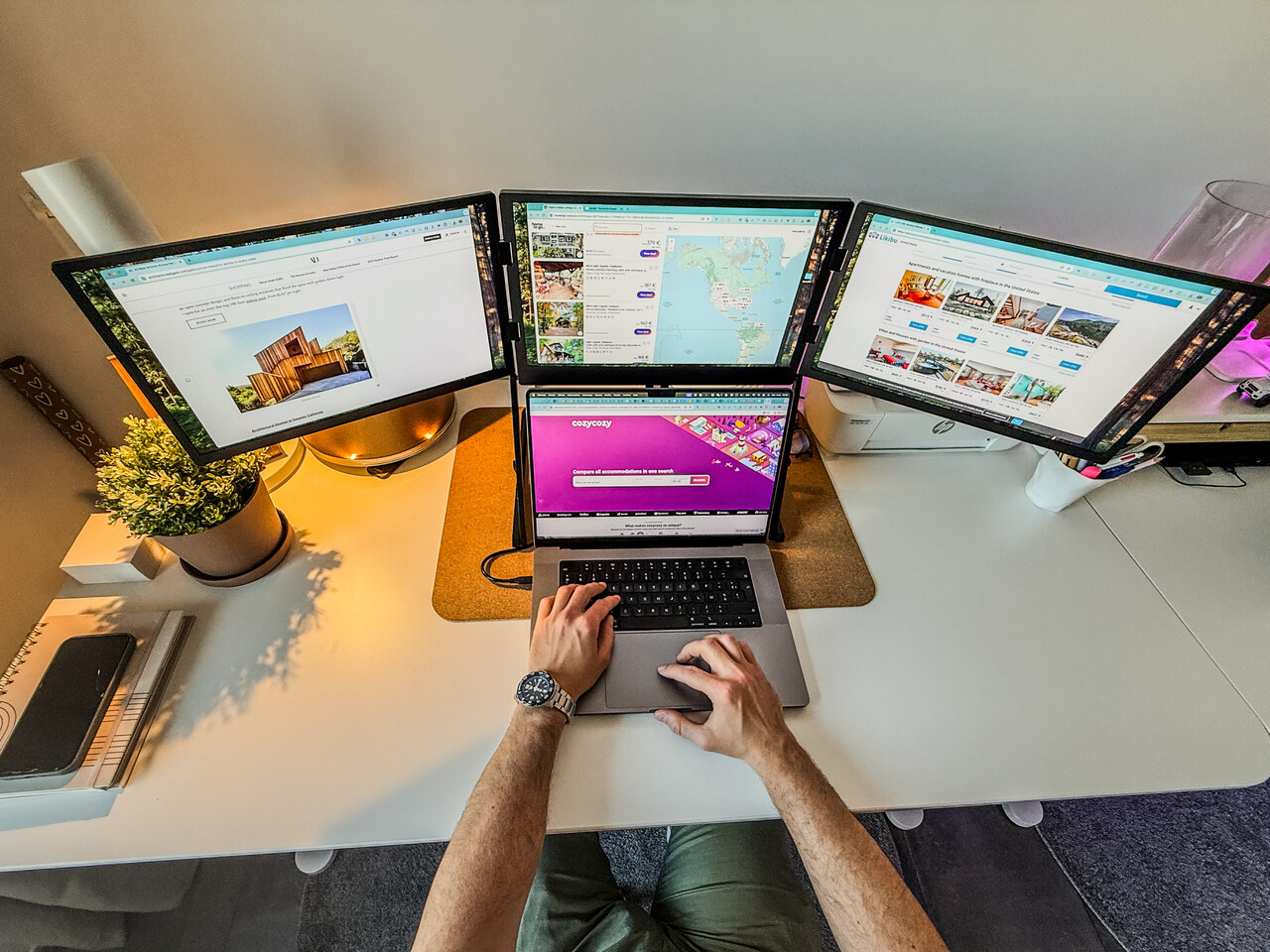 Aura Displays introduces the Triple Aero 15.6 Pro Max, a 43-inch foldable portable monitor.