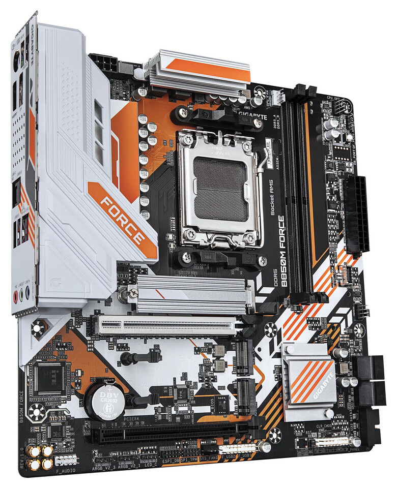 Gigabyte has introduced the B850M Force microATX Motherboards, bringing back the Orange Force Series for AMD AM5 Processors.
